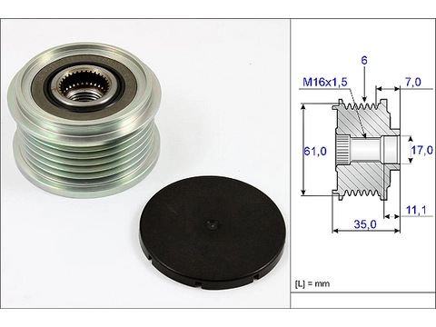 Fiat DUCATO ALTERNATÖR GERGİ RULMANI INA | 535002210
